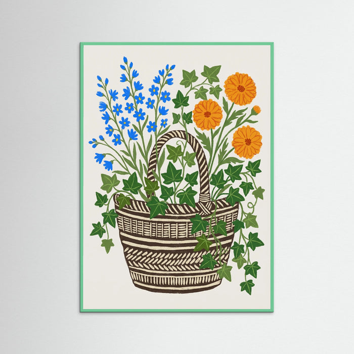 Mint Wood Vibrant Botanical Urn