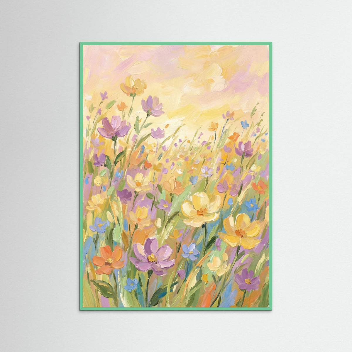 Mint Wood Vibrant Bouquet