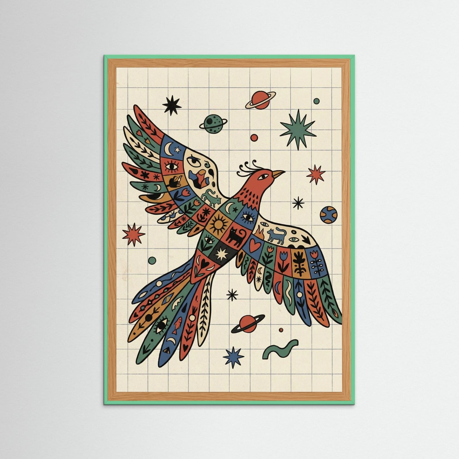 Mint Wood Vibrant Coils