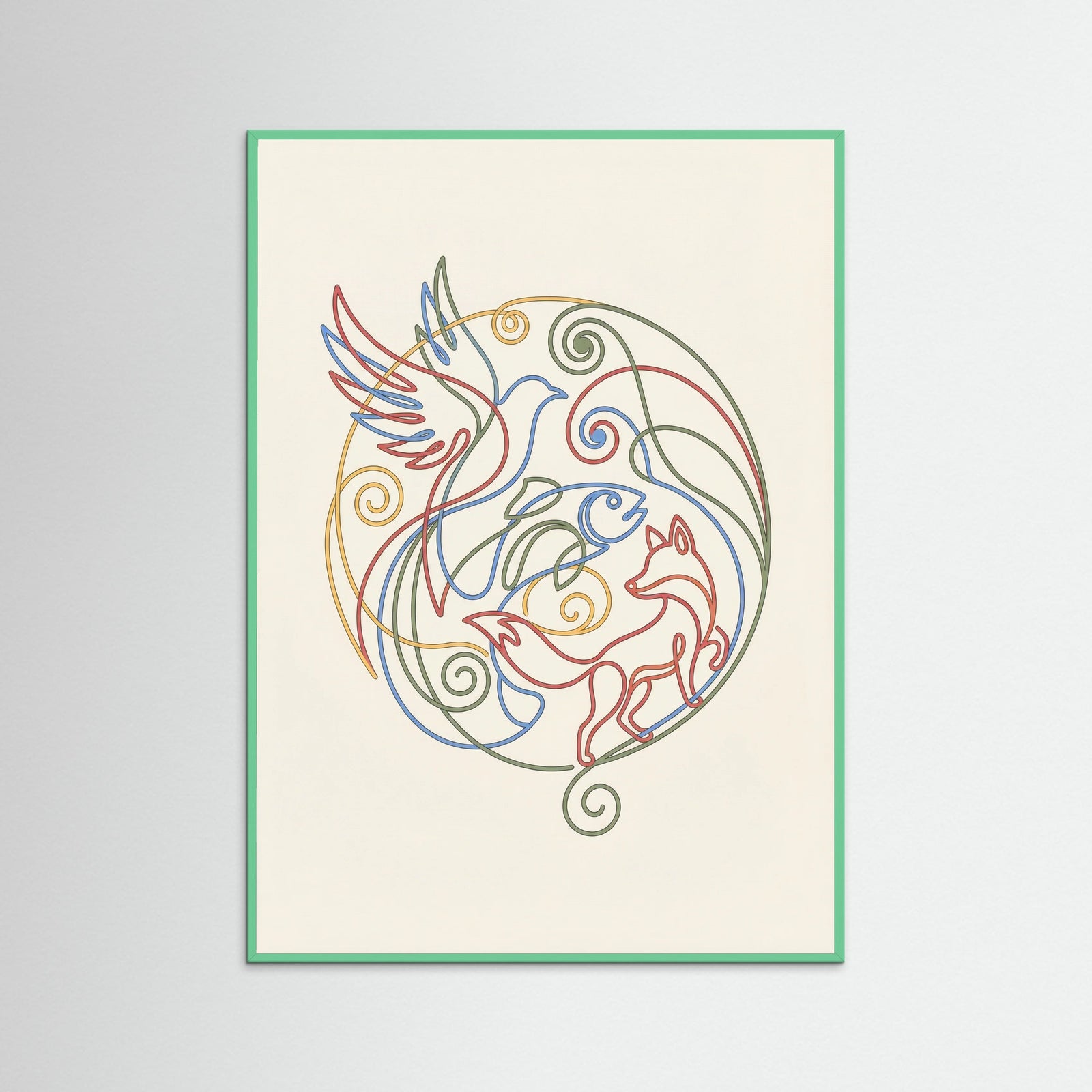 Mint Wood Vibrant Connections