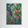 Mint Wood Vibrant Fauve Landscape