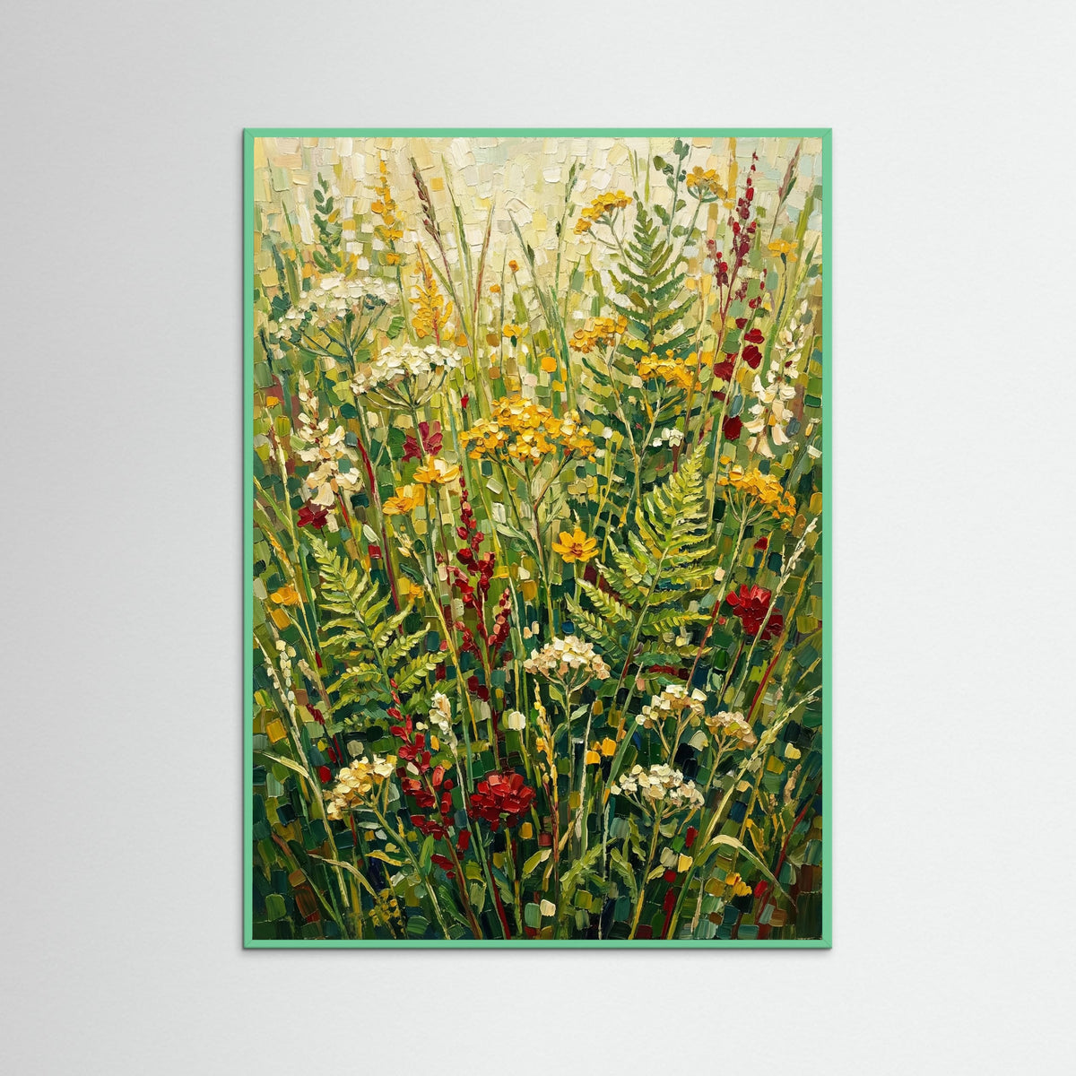 Mint Wood Vibrant Garden Tapestry