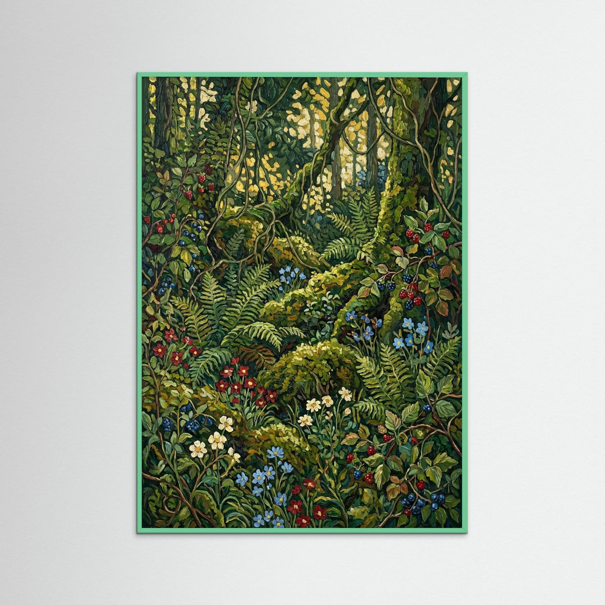 Mint Wood Vibrant Garden