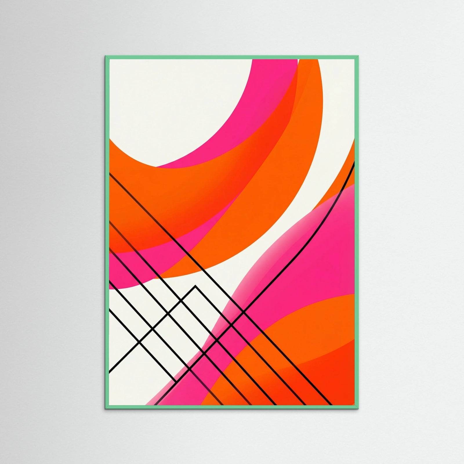 Mint Wood Vibrant Horizon Layers