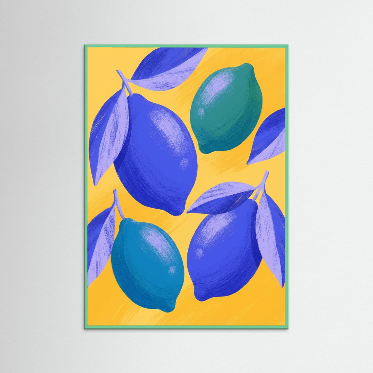 Mint Wood Vibrant Indigo