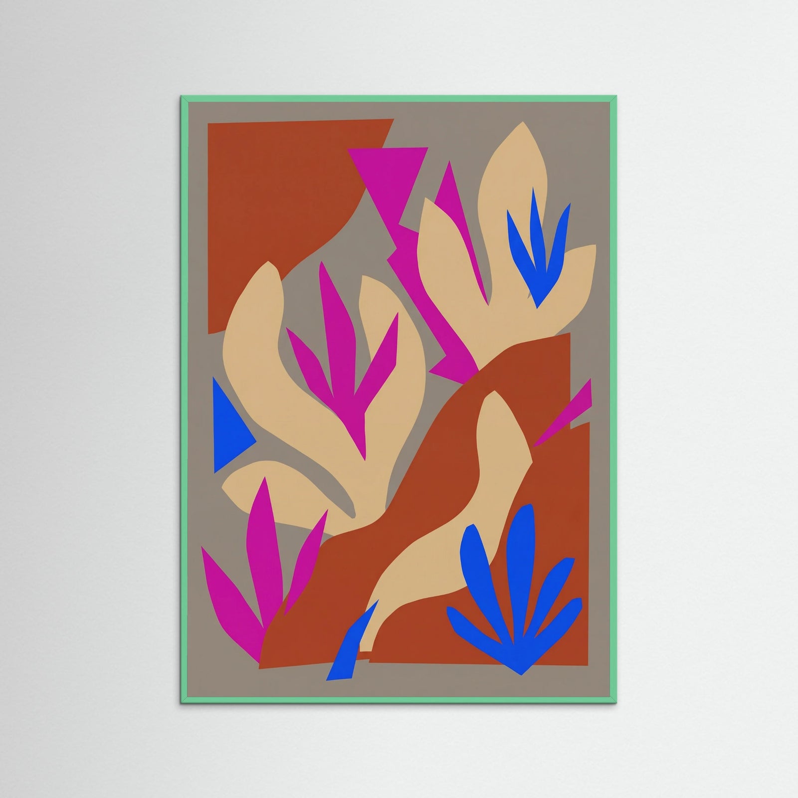 Mint Wood Vibrant Paper Forms