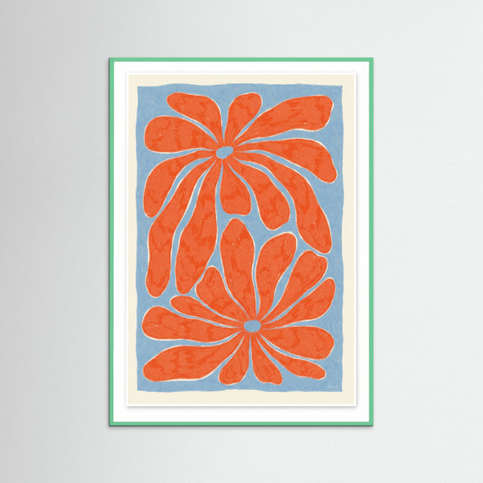 Mint Wood Vibrant Petal Burst