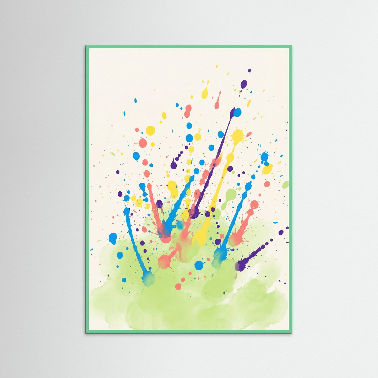 Mint Wood Vibrant Scatter