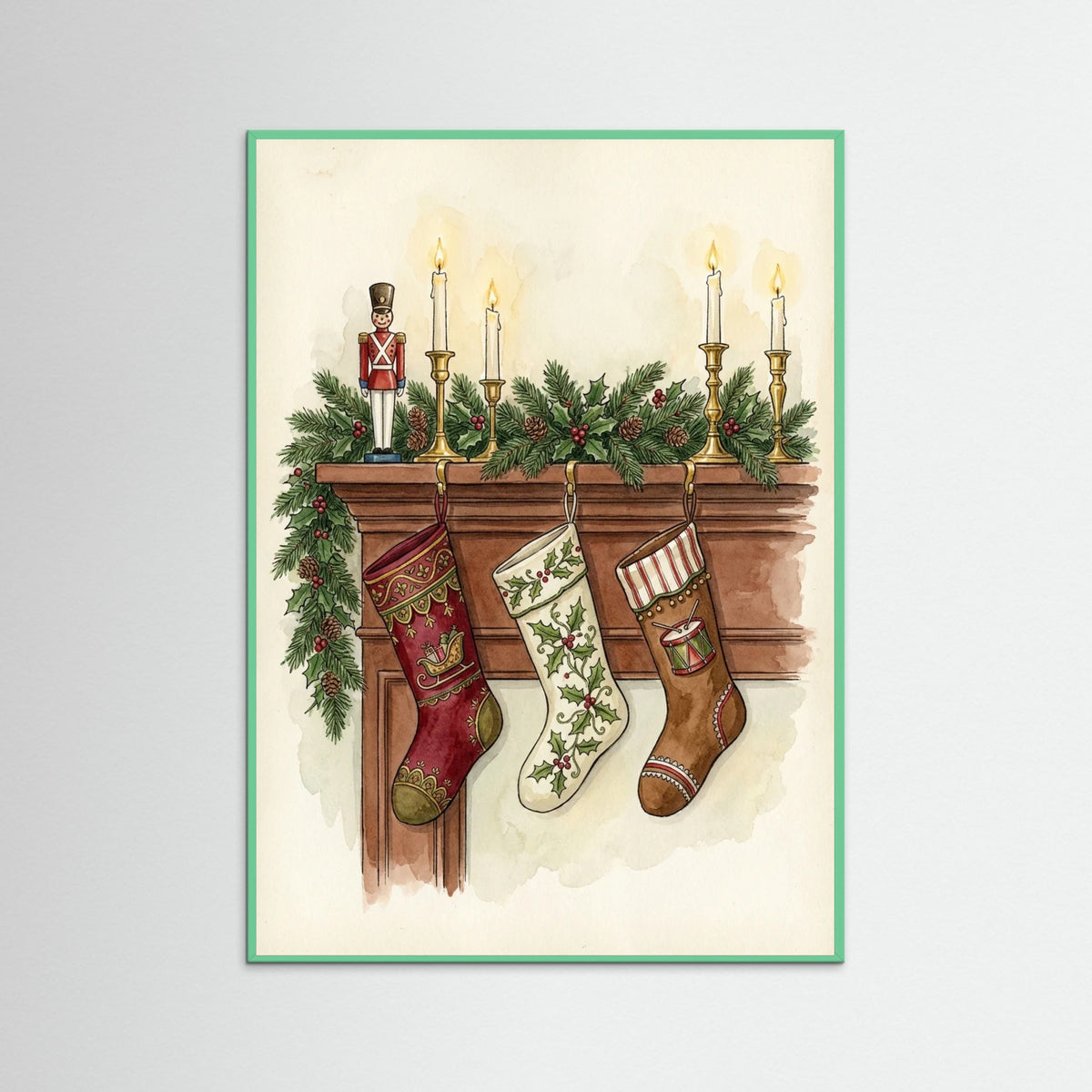 Mint Wood Victorian Yuletide