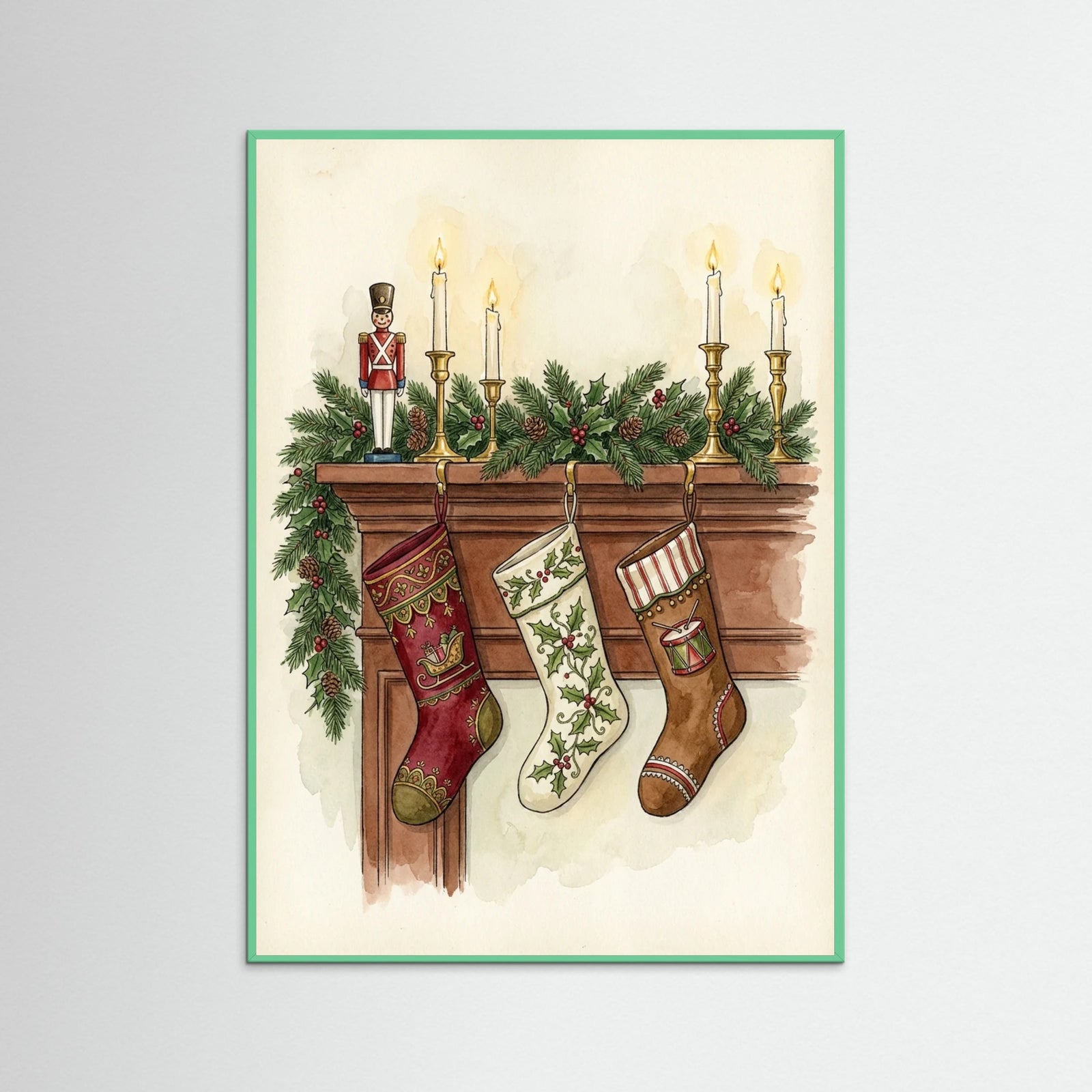 Mint Wood Victorian Yuletide