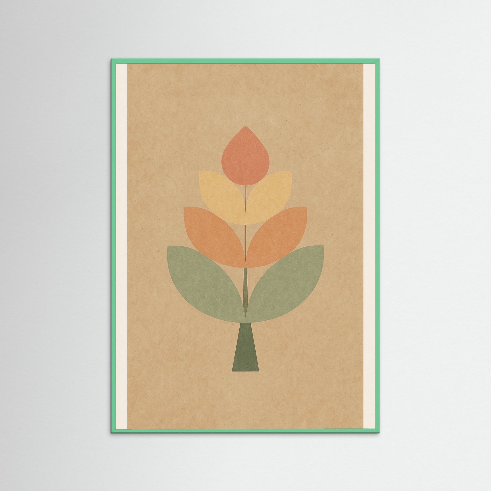 Mint Wood Vintage Blue