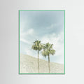 Vintage Palm Trees in the desert Poster – Poster und Kunstdruck