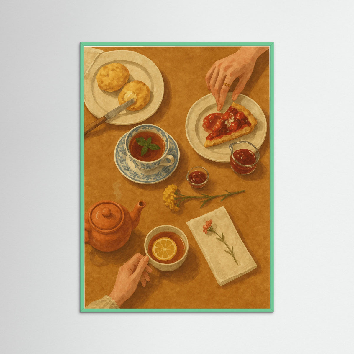 Mint Wood Vintage Taste Scape