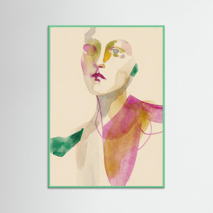 Mint Wood Vivid Contours