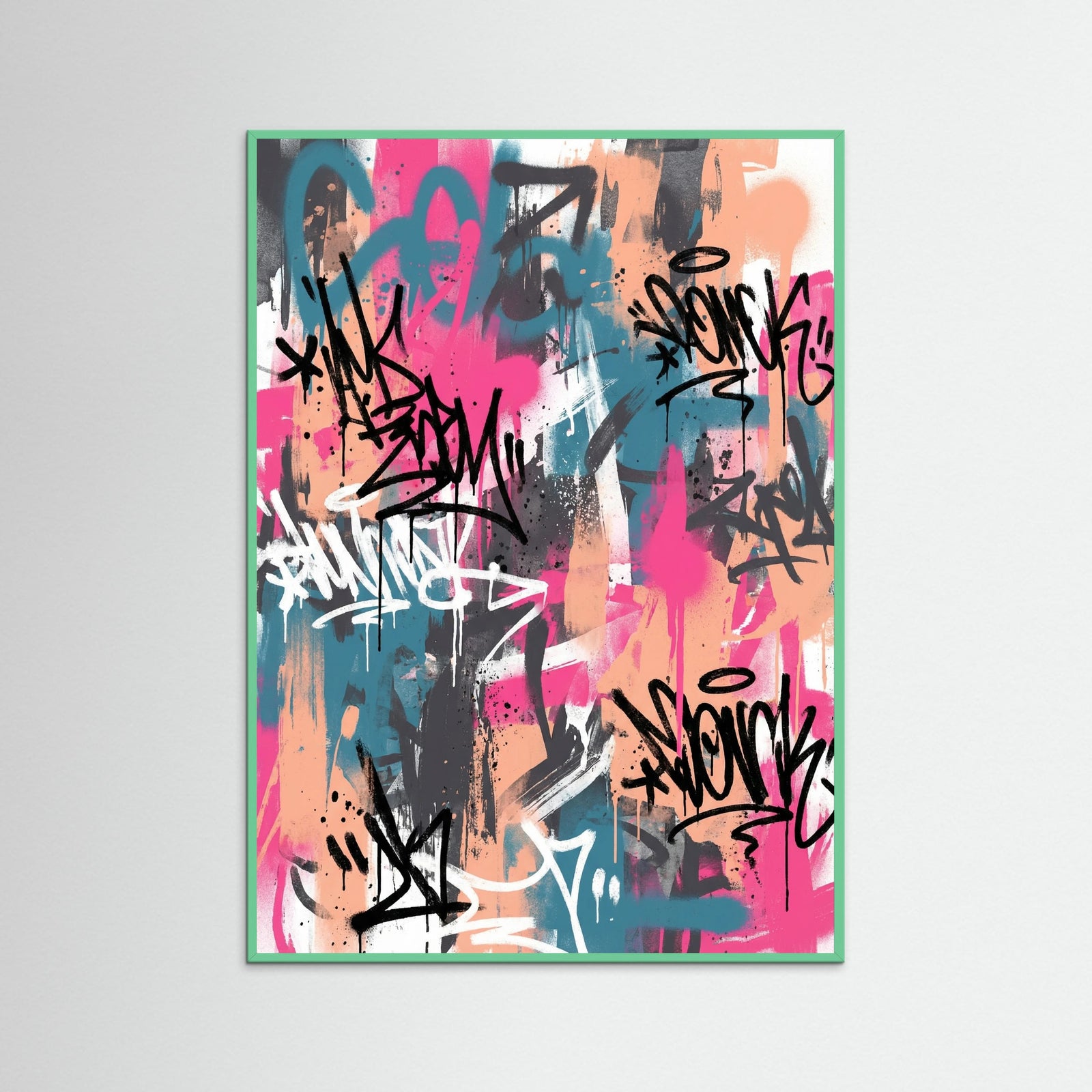 Mint Wood Vivid Streetscape