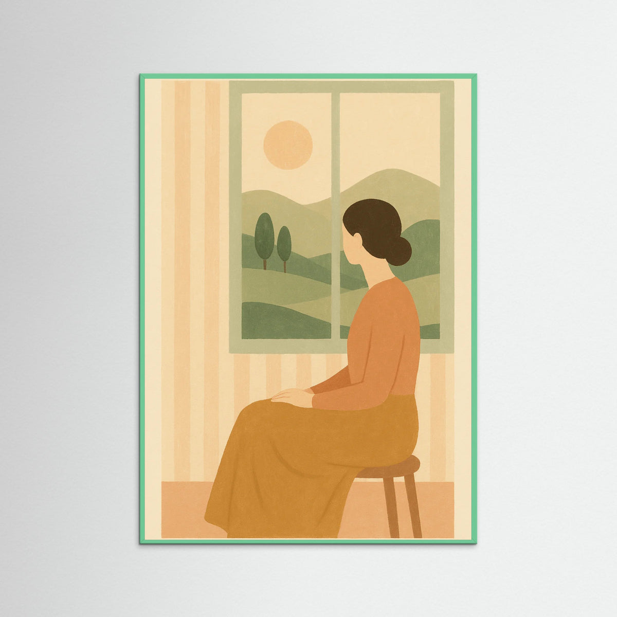 Mint Wood Warm Embraces