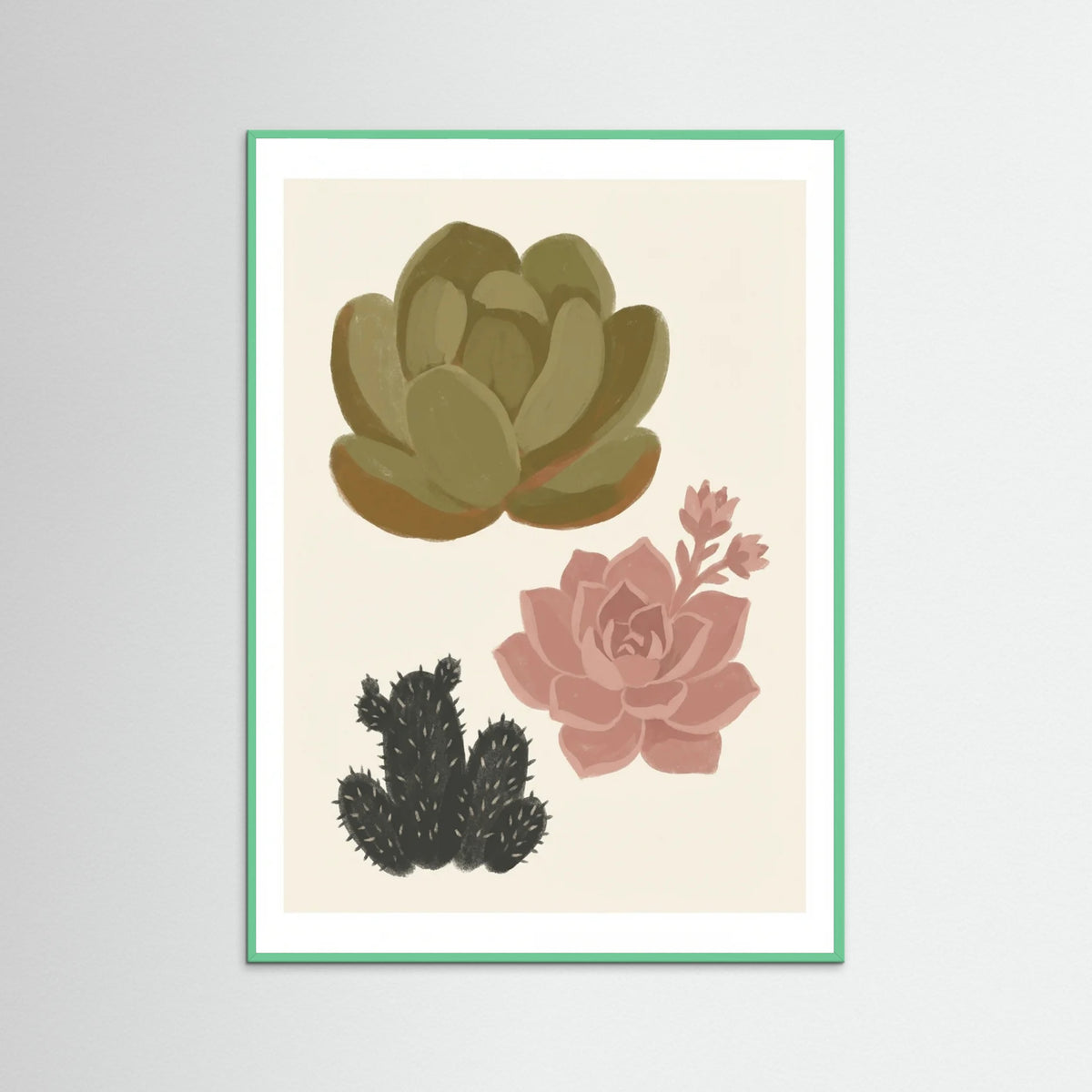 Mint Wood Warm Petals