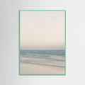 Warm Serene Beach Landscape Clear Sky Poster – plakat og kunsttryk