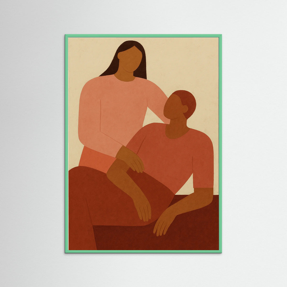 Mint Wood Warm Silhouettes