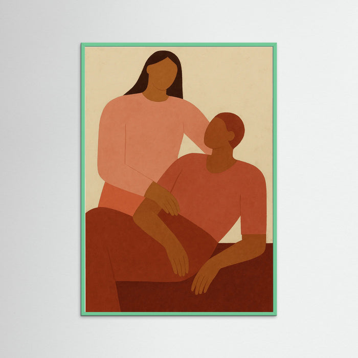 Mint Wood Warm Silhouettes