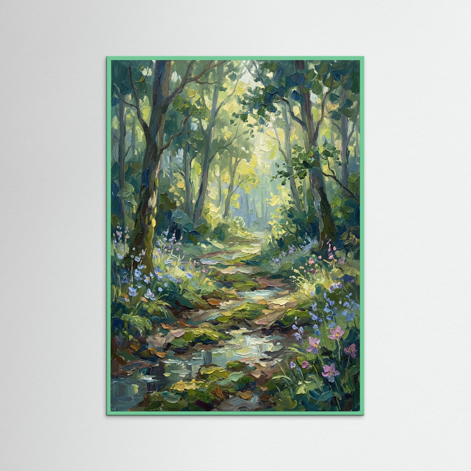 Mint Wood Water Lily Serenity