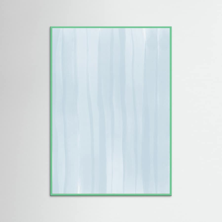 Waves of Blue Poster – Poster und Kunstdruck