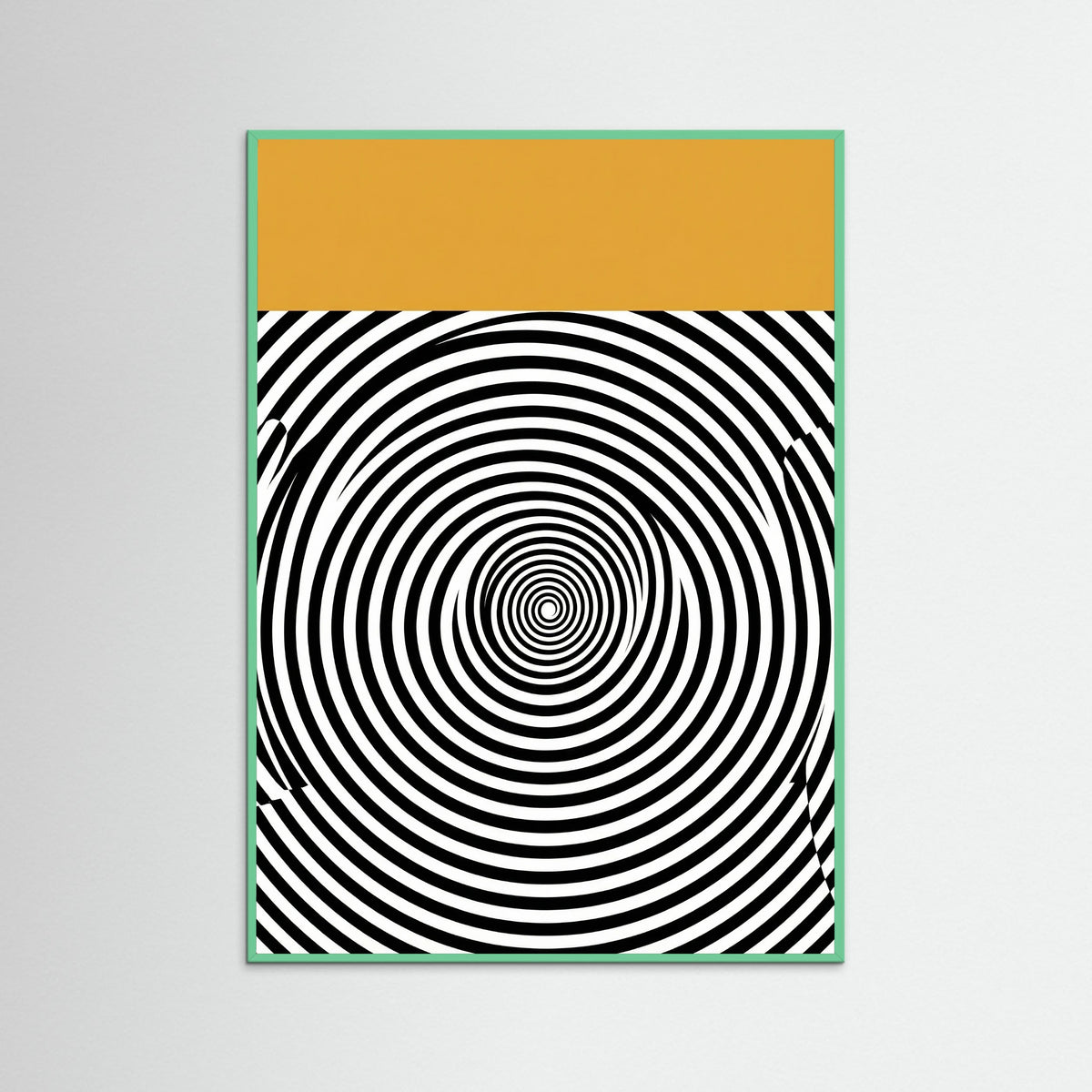 Mint Wood Wavy Bauhaus
