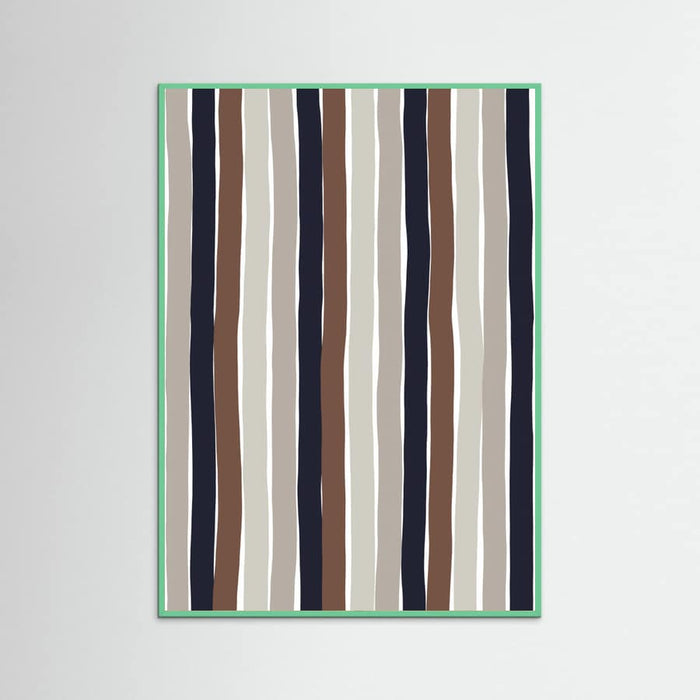Wavy Earth Stripes Poster – poster and art print