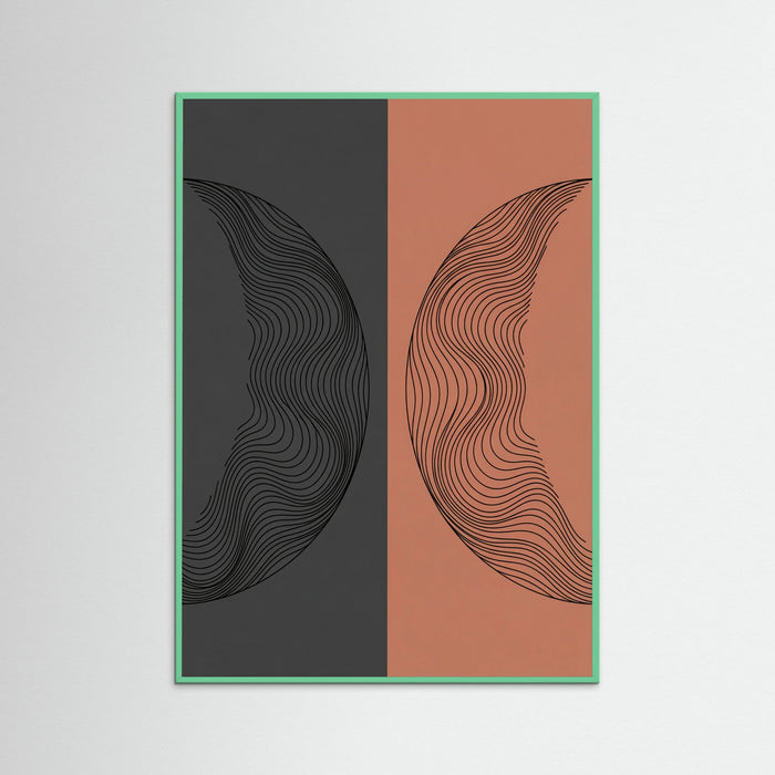 Mint Wood Wavy Harmony