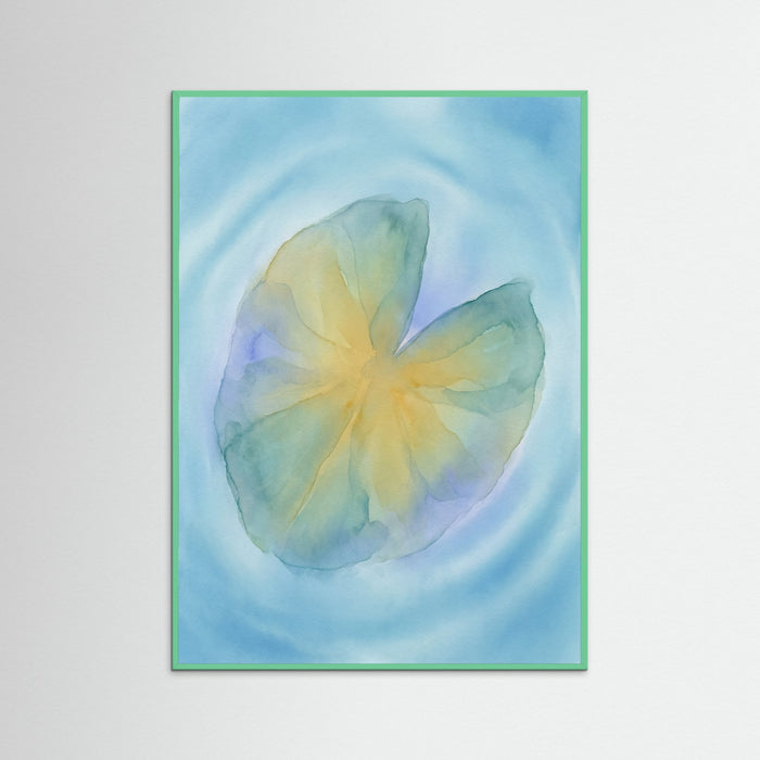 Mint Wood Wavy Petals Dance