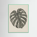 Mint Wood Wavy Silhouette