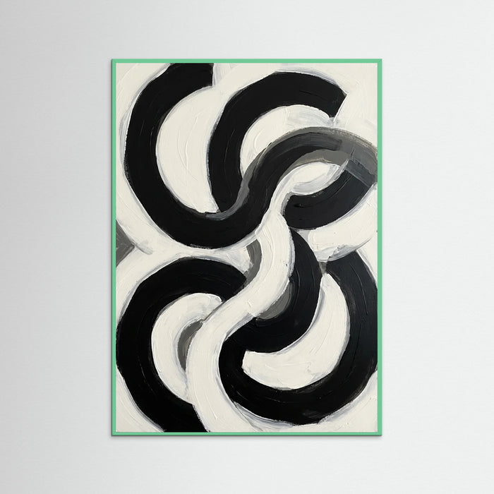 Mint Wood Wavy Zebra