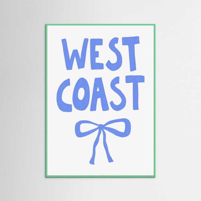 West Coast Poster – poster and art print