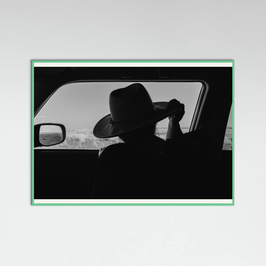 Mint Wood West Texas Explorer Poster