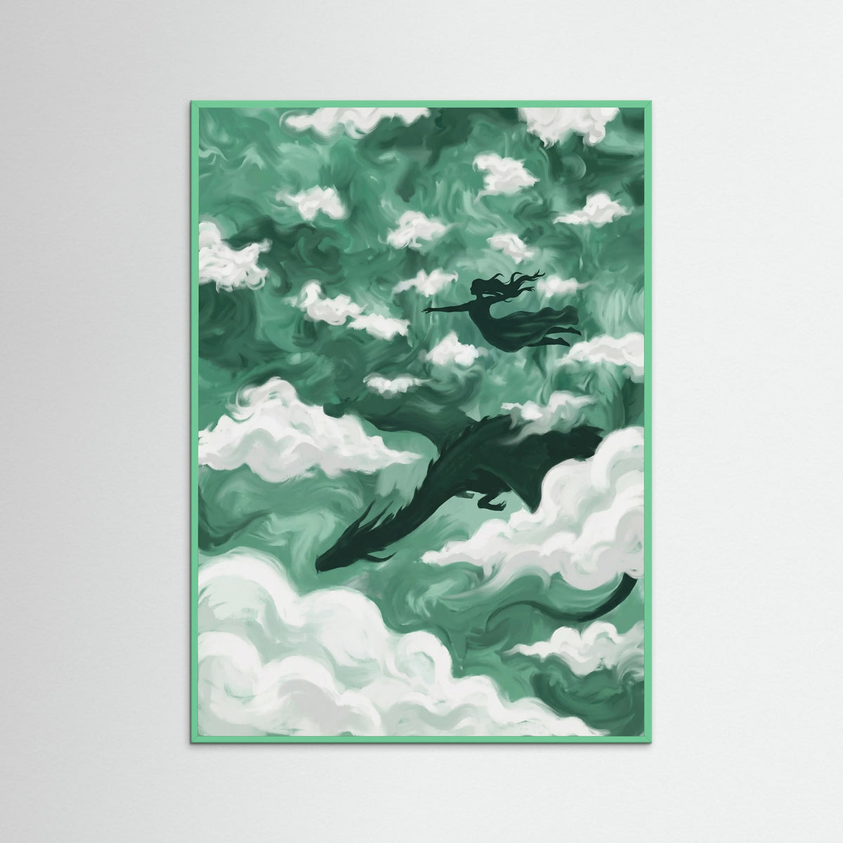 Mint Wood Whimsical Ascent