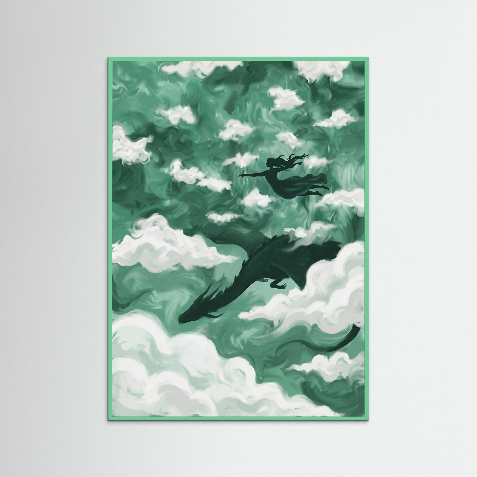 Mint Wood Whimsical Ascent
