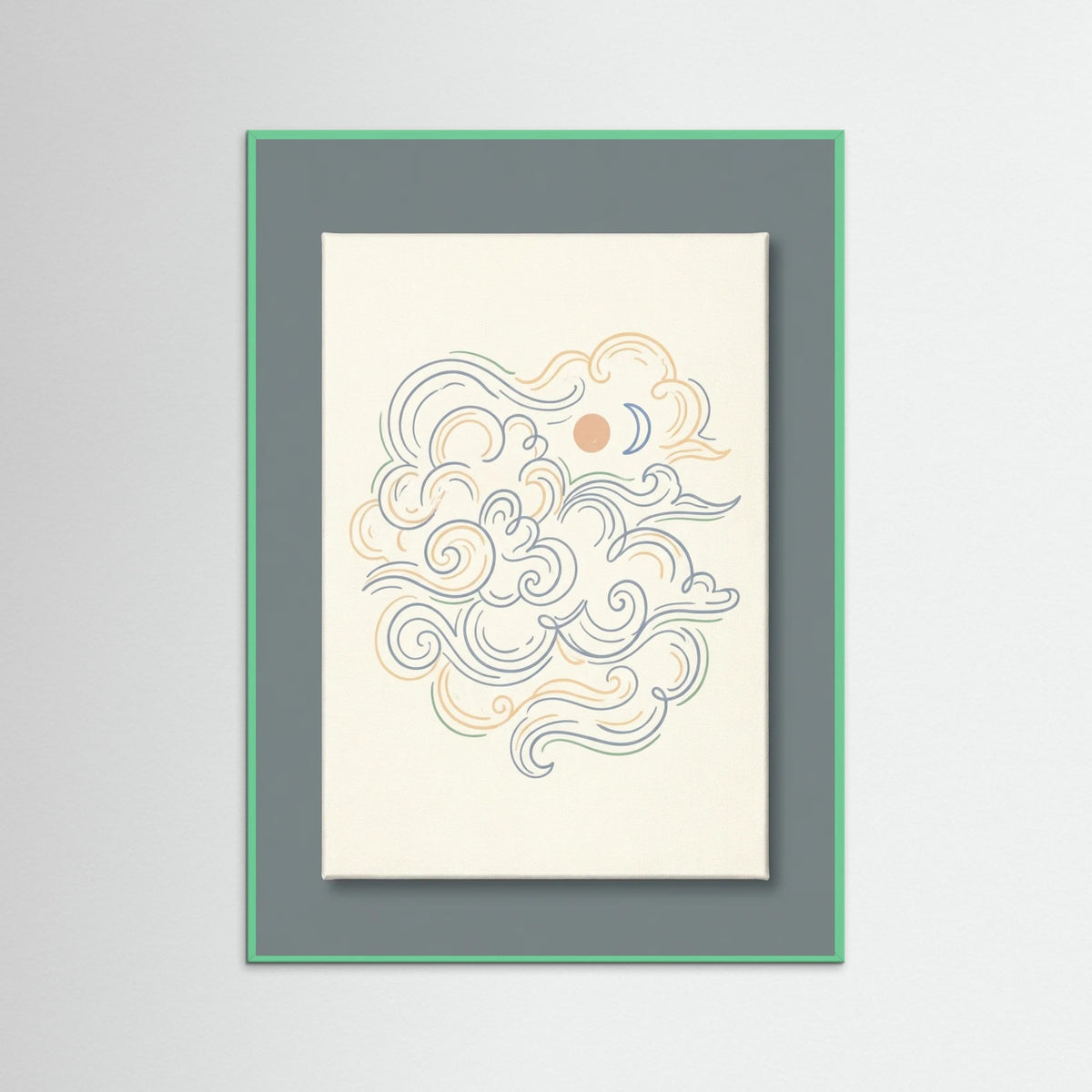 Mint Wood Whimsical Echoes