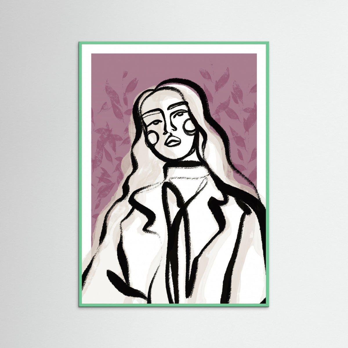 Mint Wood Whimsical Essence Poster