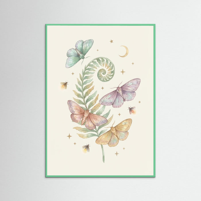 Mint Wood Whimsical Forest Fungi