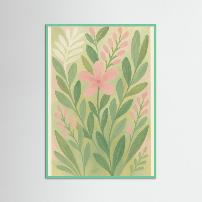 Mint Wood Whimsical Pastels