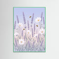 Mint Wood Whimsical Poppy Garden