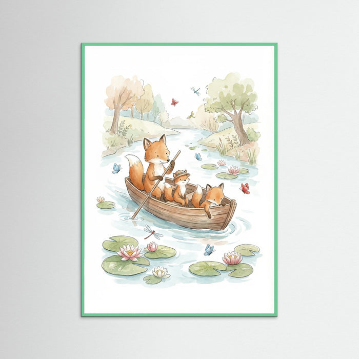 Mint Wood Whimsical Ride