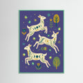 Mint Wood Whimsical Spirit Horses