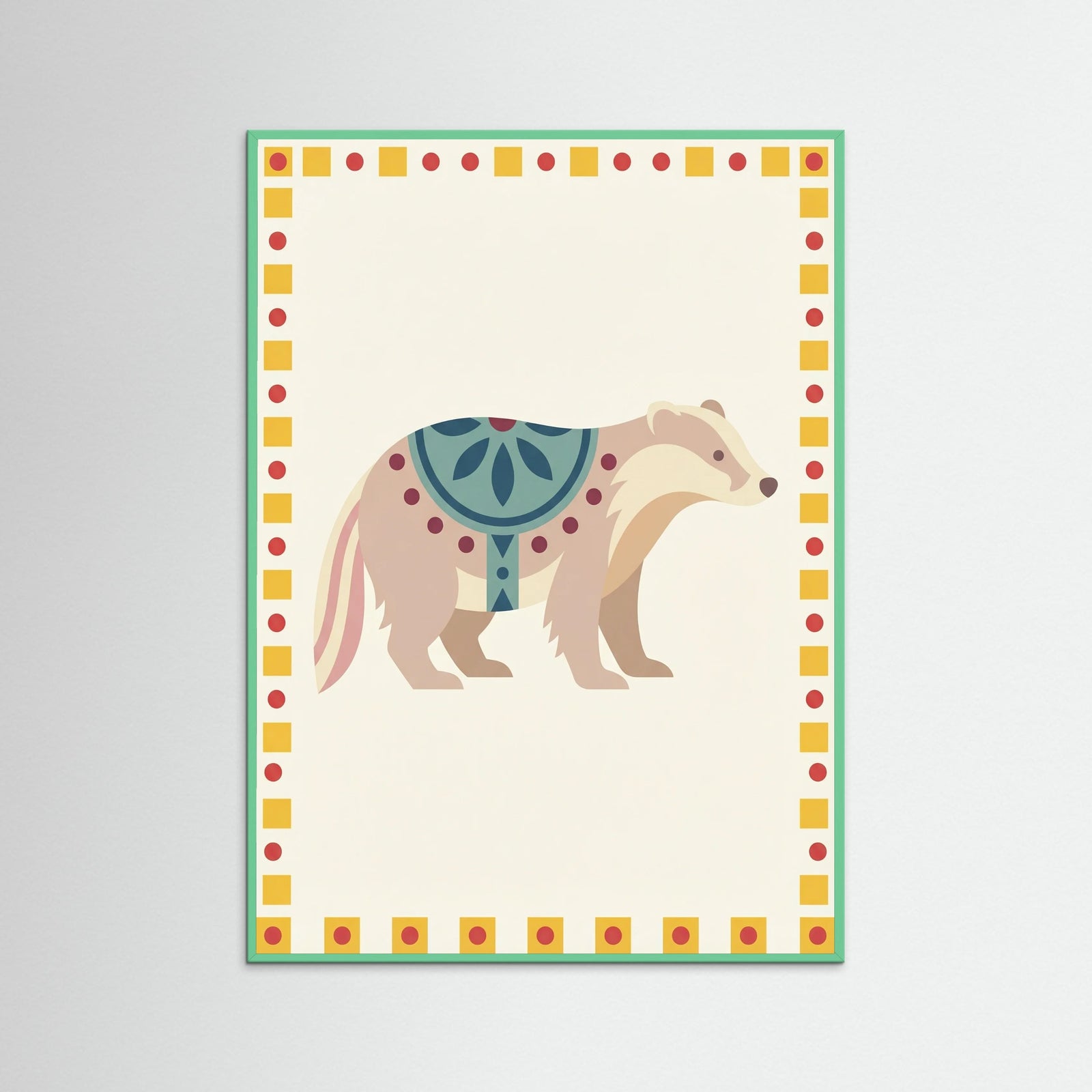 Mint Wood Whimsical Steed