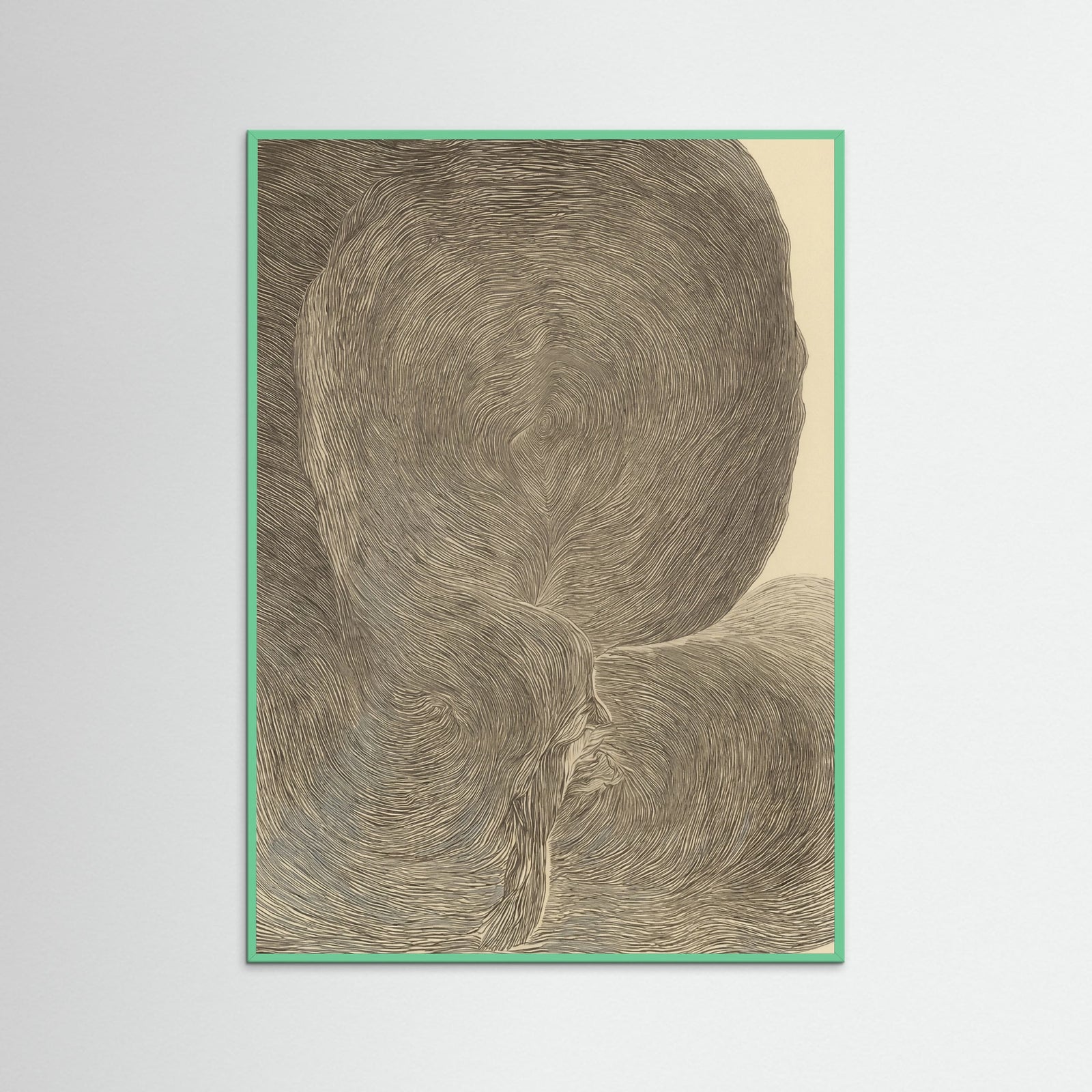 Mint Wood Whispering Contours