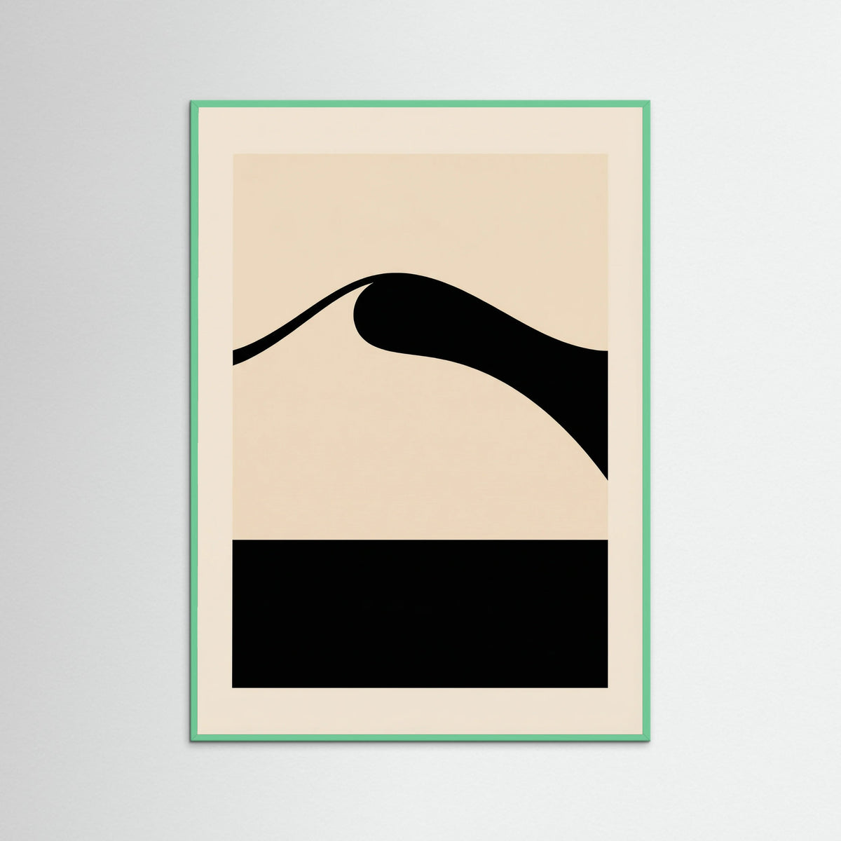 Mint Wood Wild Abstraction