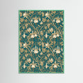 Mint Wood Wild Tulip Pattern