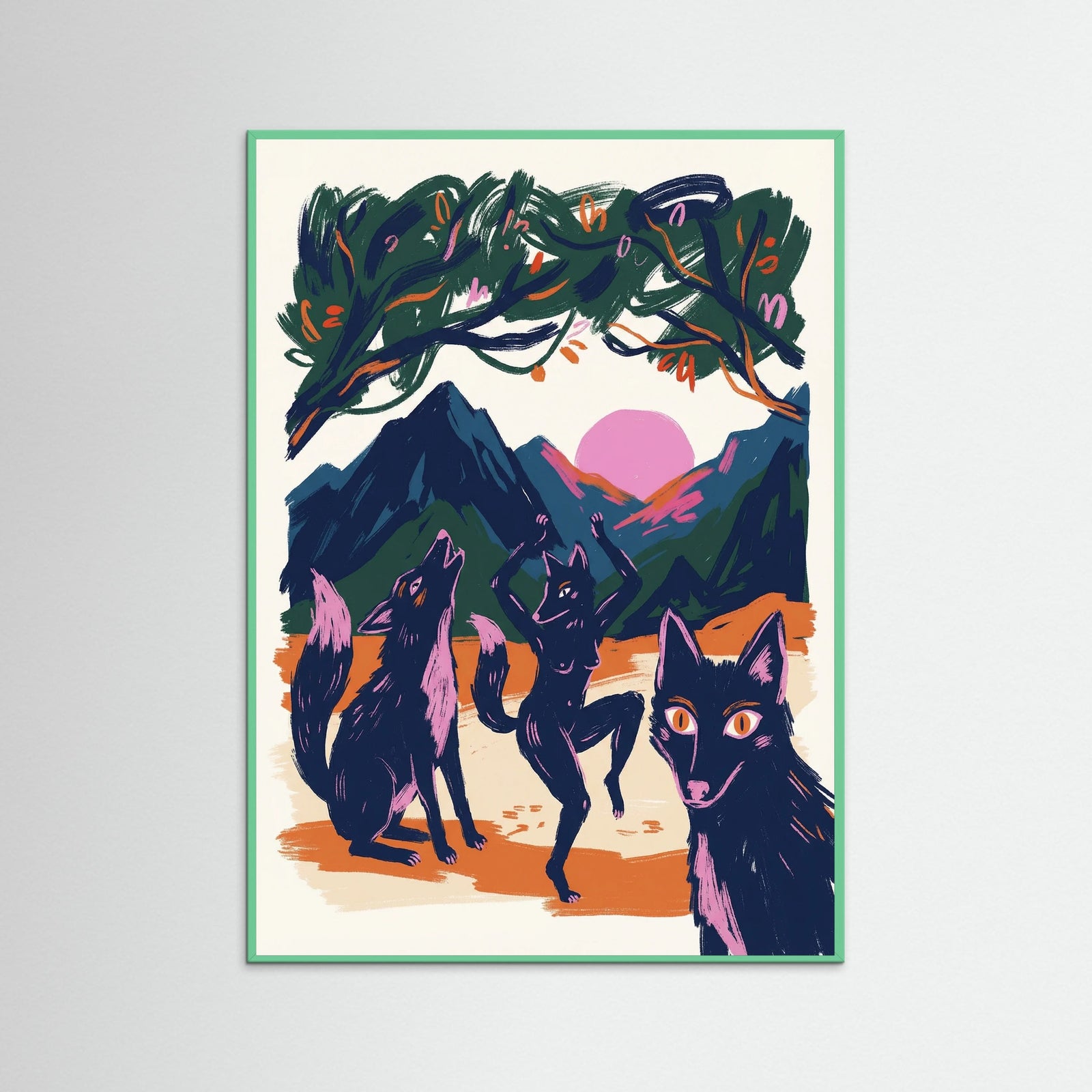 Mint Wood Wild Women Manifest