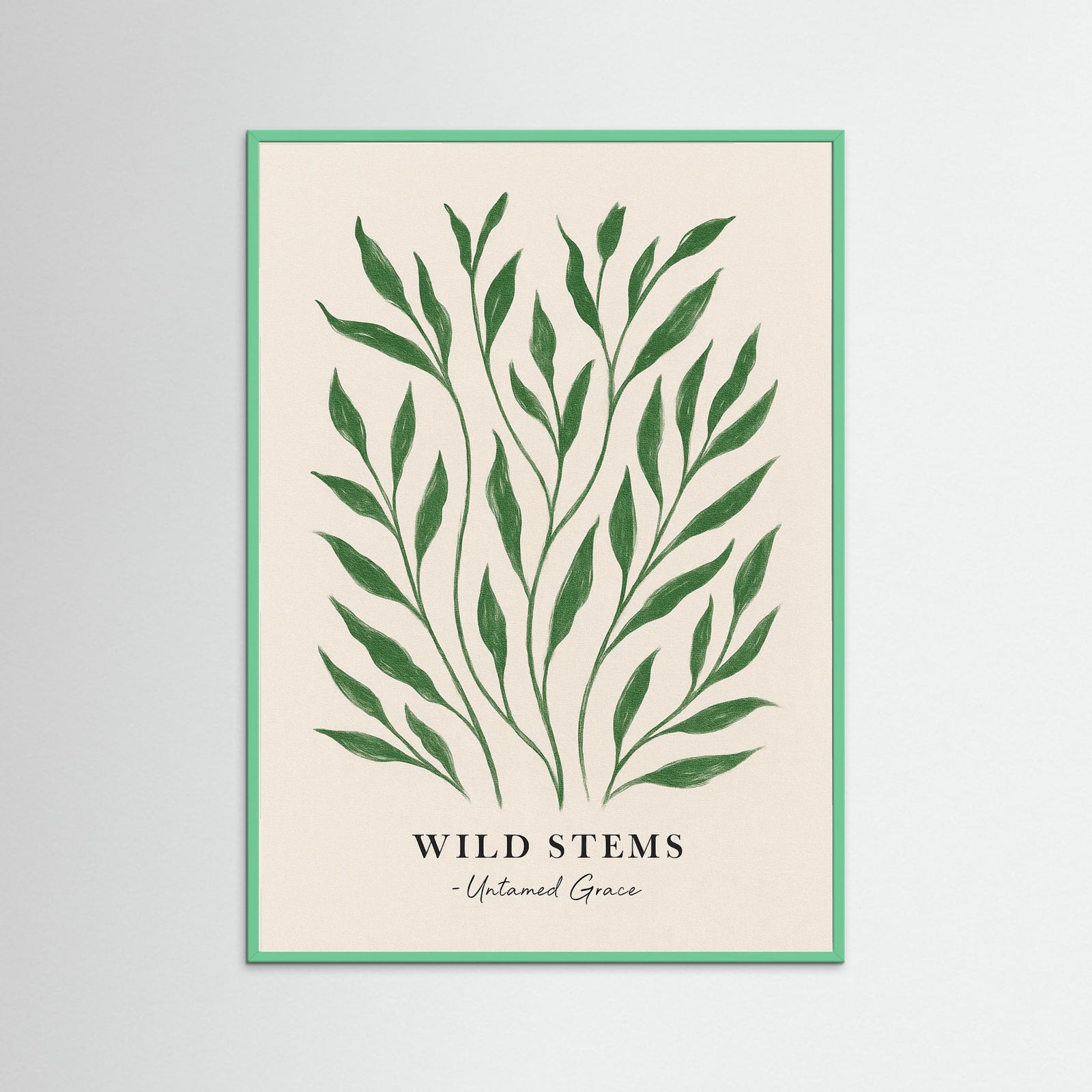 Mint Wood Wild stems