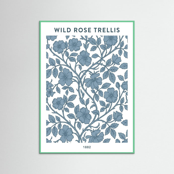 Mint Wood Willow Pattern Calm